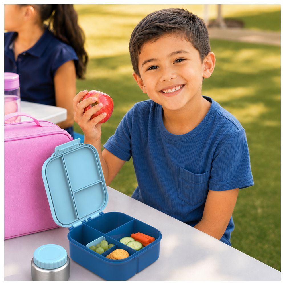 Bonbon - 3/4-Compartment Star Lunch Box With Insulated Food Jar