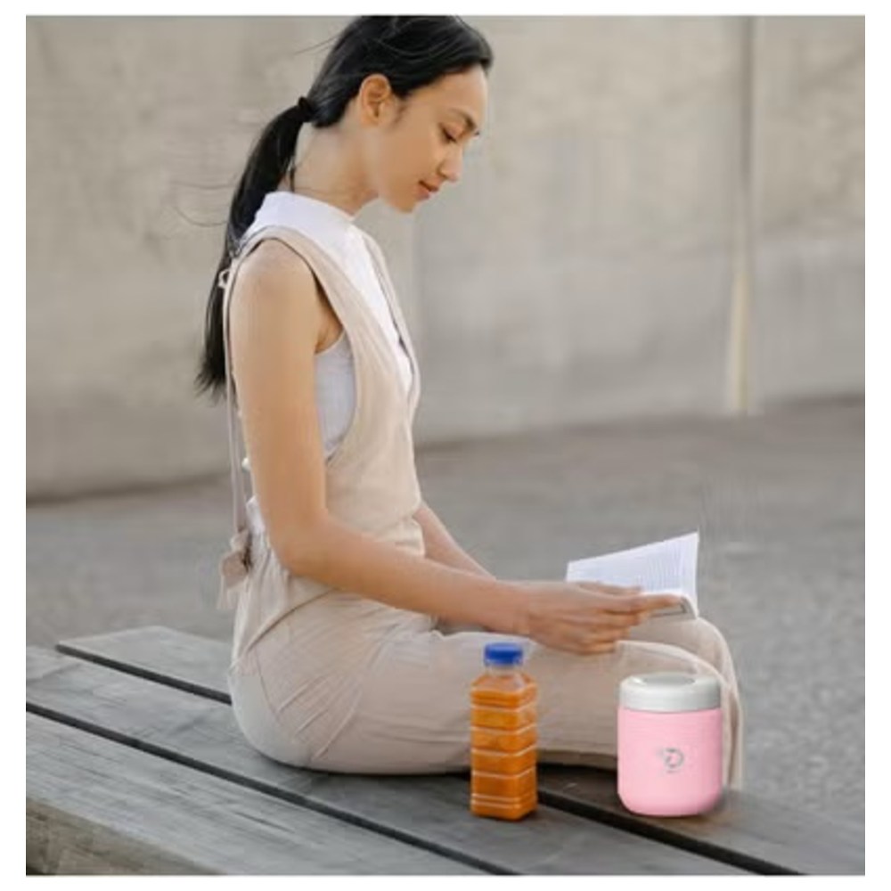 Voidrop - Insulated Thermos Food Jar - Pink - 500 ml