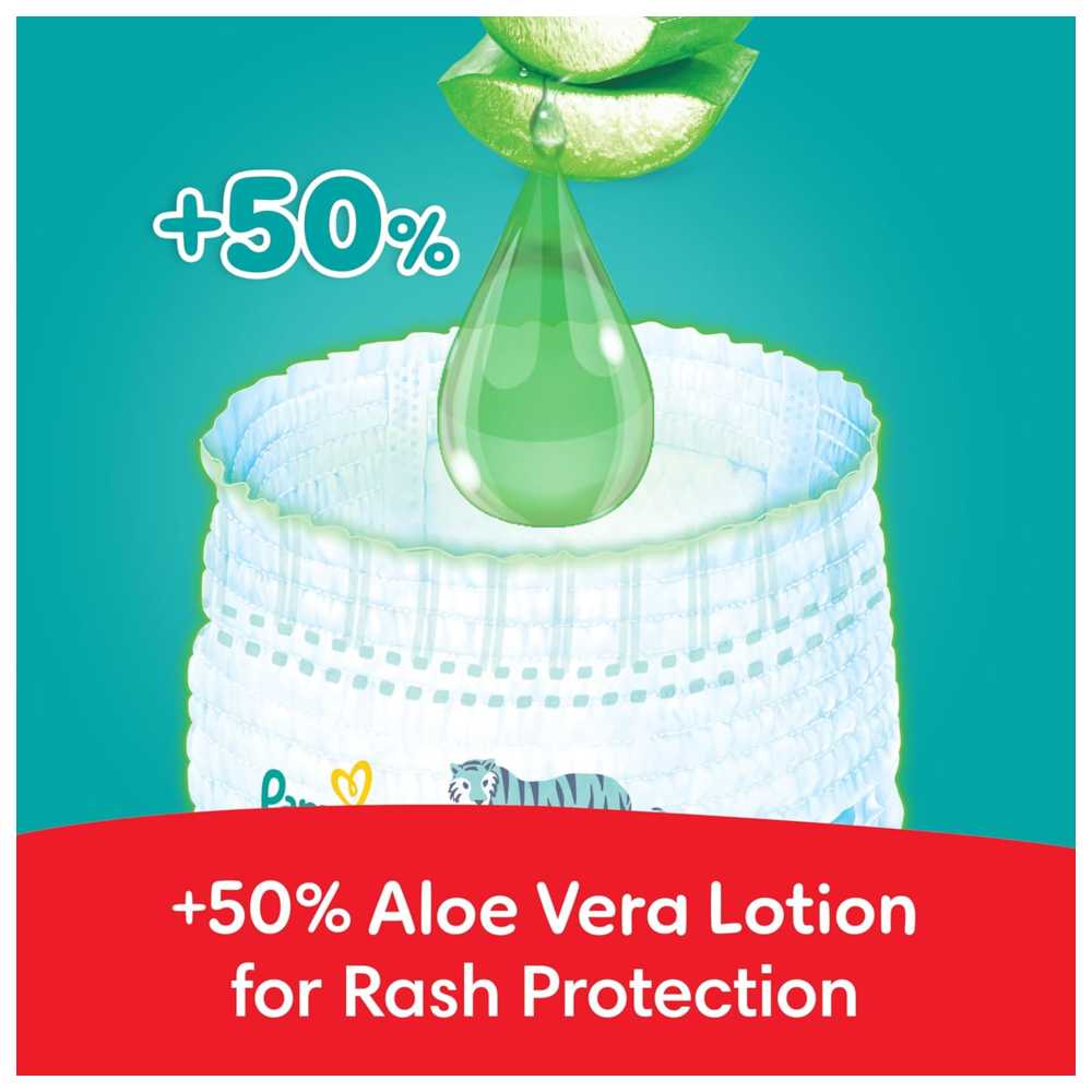 Pampers - Rash Protection Baby Diaper Pants - Size 6 - 16+ Kg - 44 Count