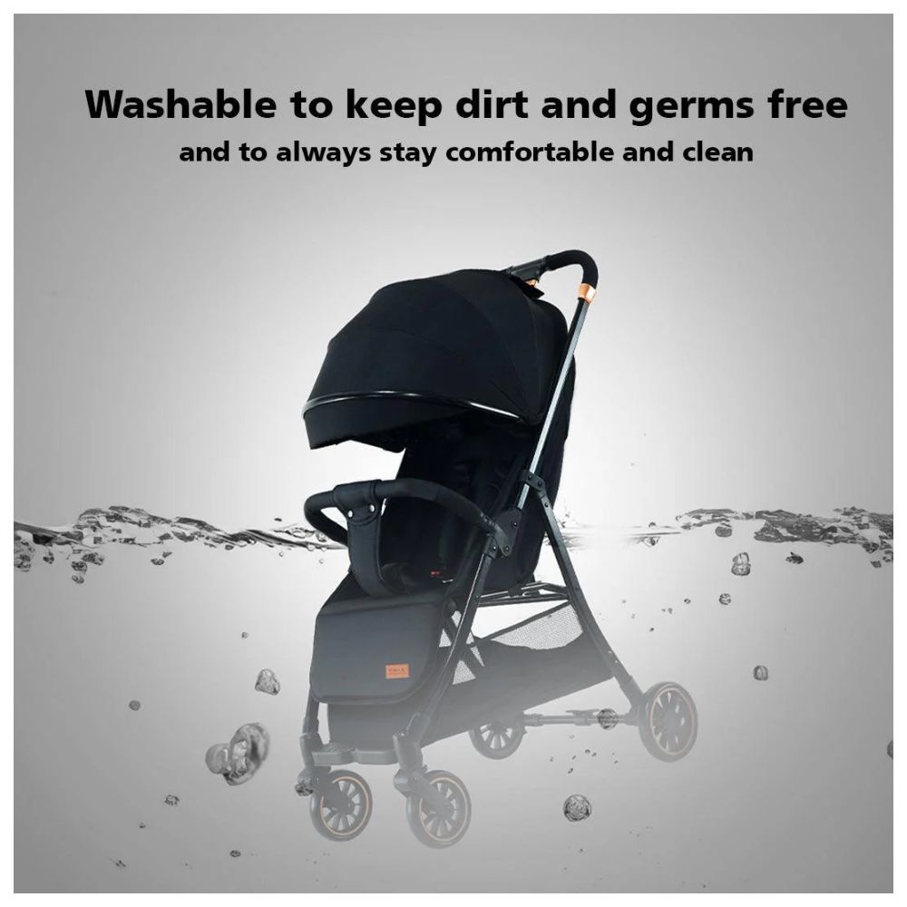 Dreeba - Lightweight One Way Push Baby Stroller - Black/Yellow