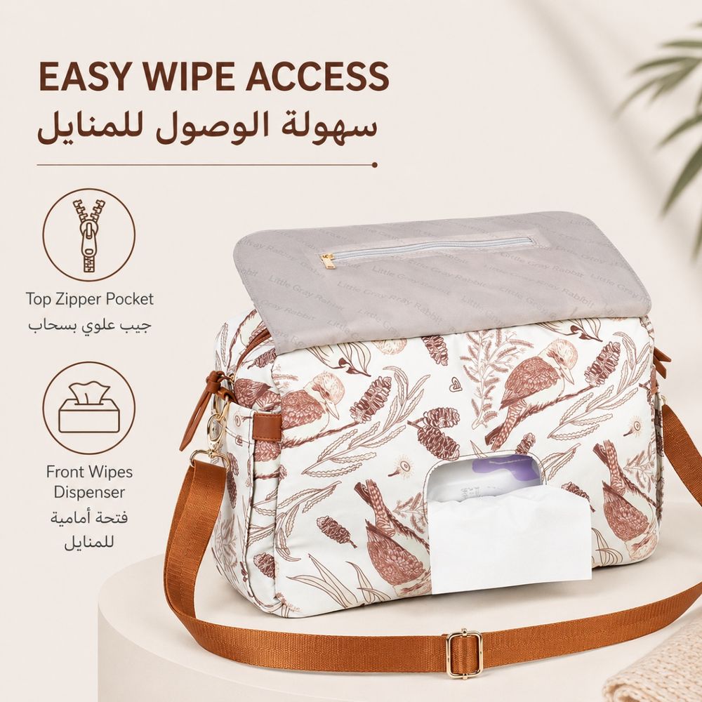 Hibobi - Diaper Bag - Multicolor