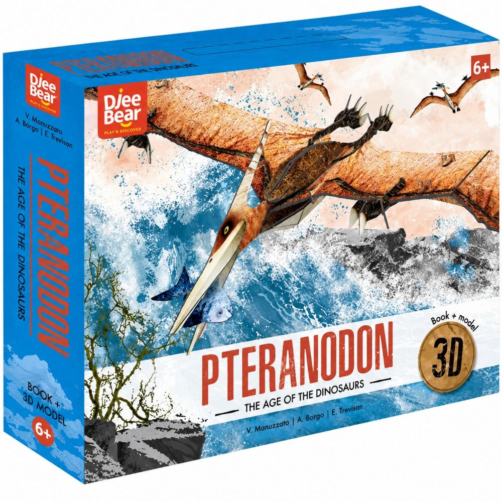 Hibobi - 3D Stereoscopic Puzzle - Pterosaur - 68 Pc Set