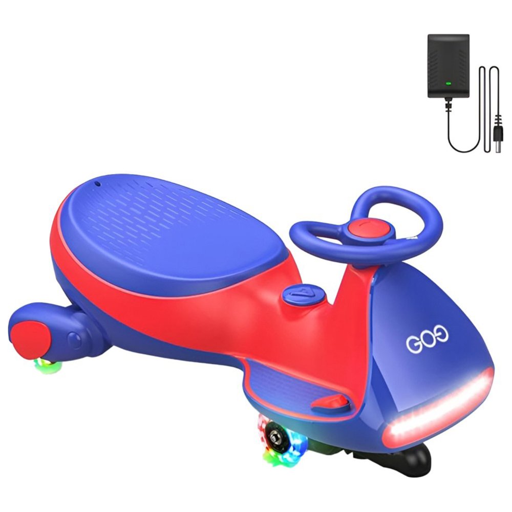 Hibobi - 2-In-1 Kids Electric Wiggle Swing Car