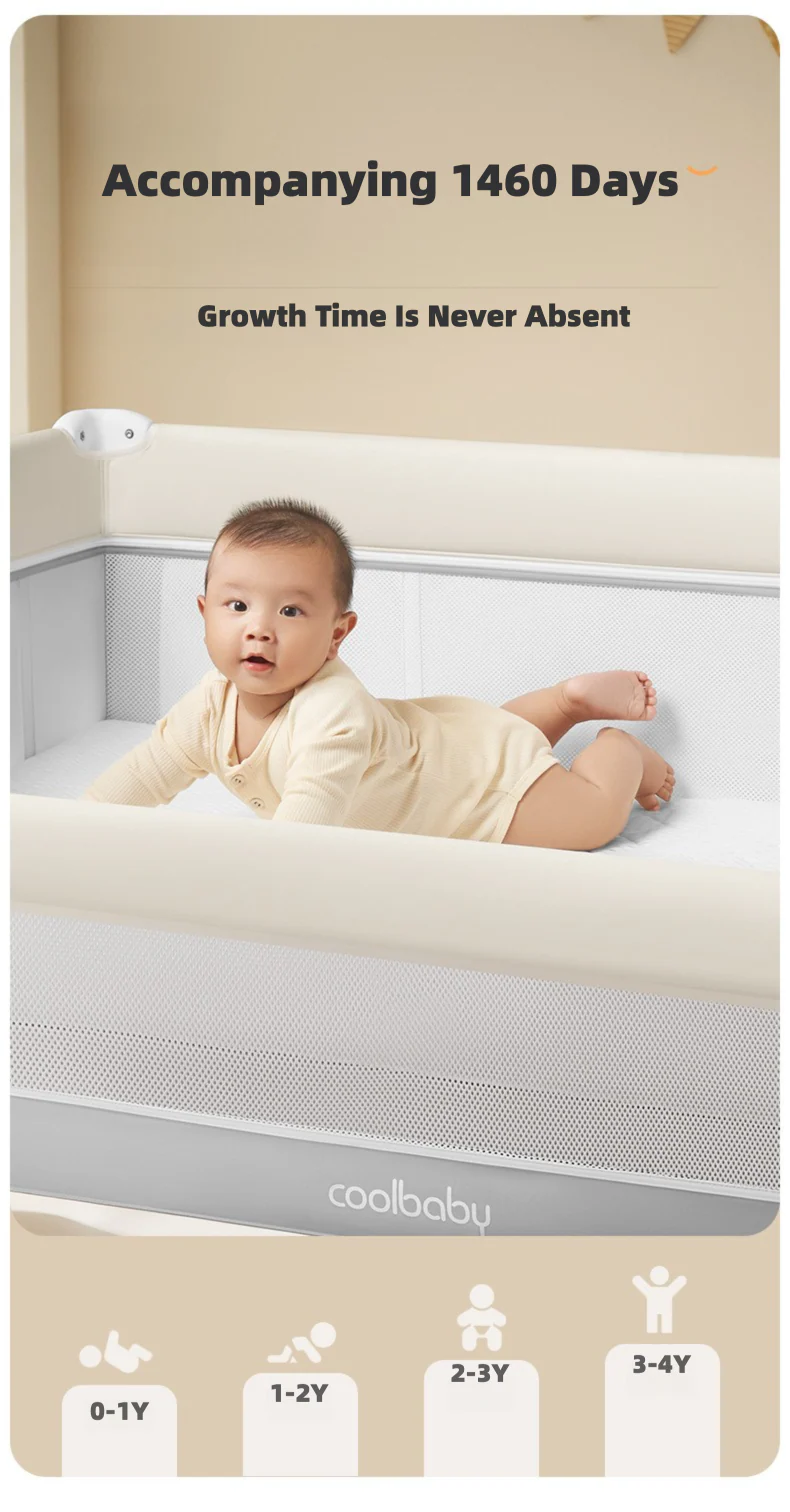 Hibobi - 4-in-1 Travelease Foldable Baby Crib