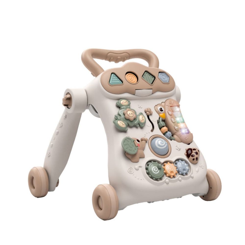 Hibobi - 2-in-1 Baby Push Walker - Khaki