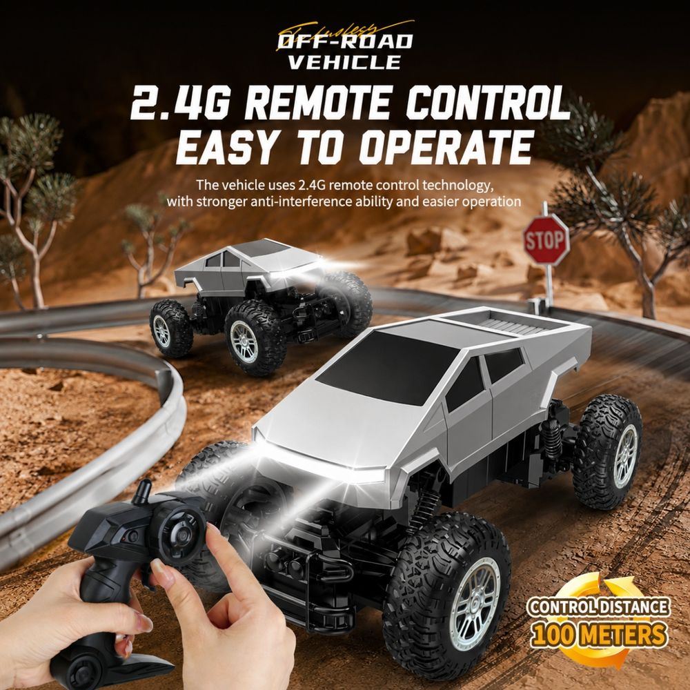 Hibobi - Remote Control Off-Road Monster Truck - White