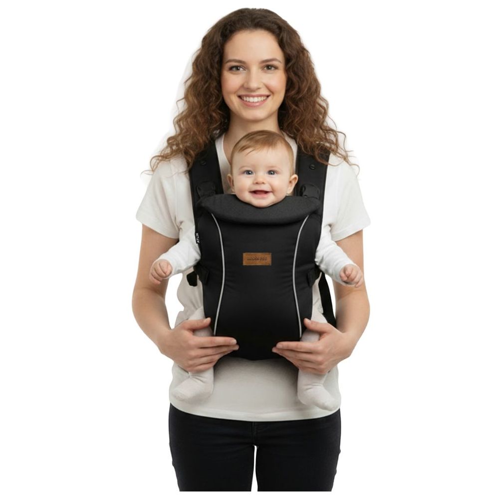 Neobreez Atlix 3-In-1 Convertible Baby Carrier, Newborn-Toddler - Black