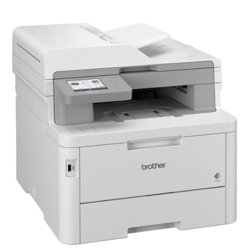 طابعة ليزر ملونة لاسلكية عالية الأداء من براذر - طراز Mfc-l8390cdw - أبيض