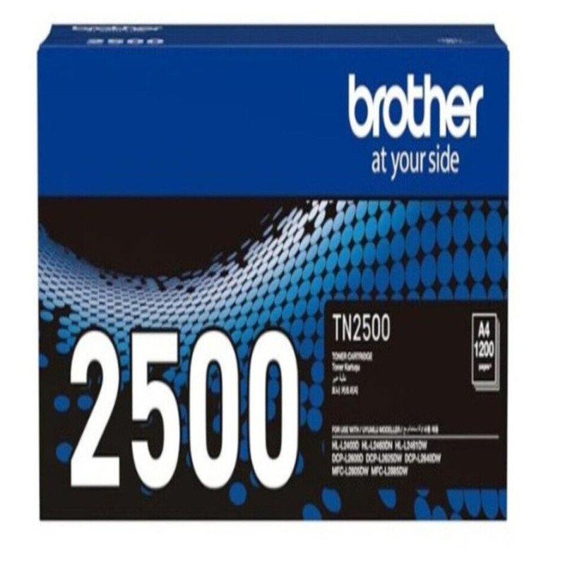 Brother - Tn2500 Black Standard Yield Toner Cartridge