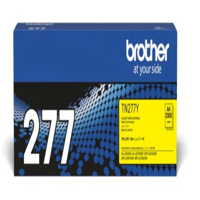 Brother - Tn277y High Capacity Yellow Toner Cartridge