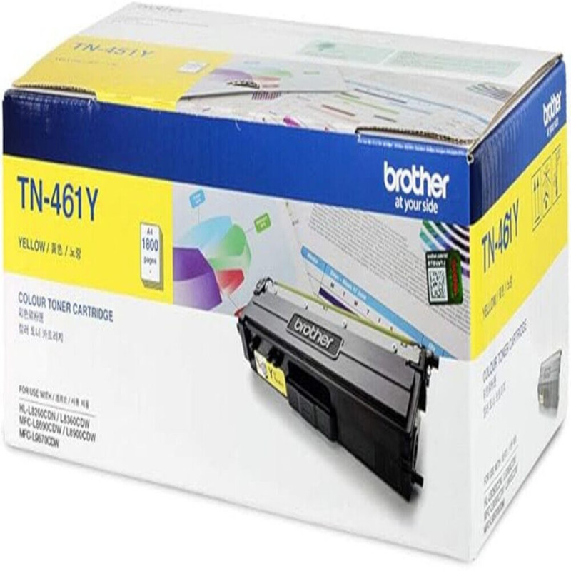 Brother - Tn-461y Yellow Toner Cartridge