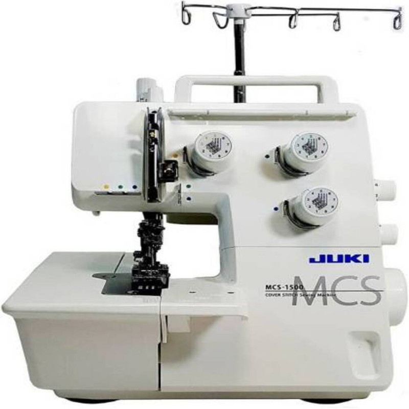 Juki - Mcs-1500n Cover Stitch And Chain Stitch Machine - Adjustable Differential Feed - Presser Foot Pressure - 1350spm