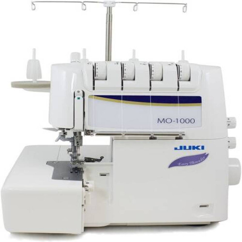 Juki - Mo-1000 2/3/4 Air Threading Overlock, Differential Feed - Rolled Hem - 1500spm - Auto Needle Threader - Wide Throat - Quiet Operation - Led Light - Waste Collector