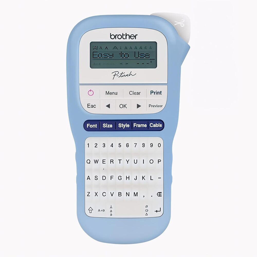 Brother - PTH-110 Handheld Label Printer - Blue