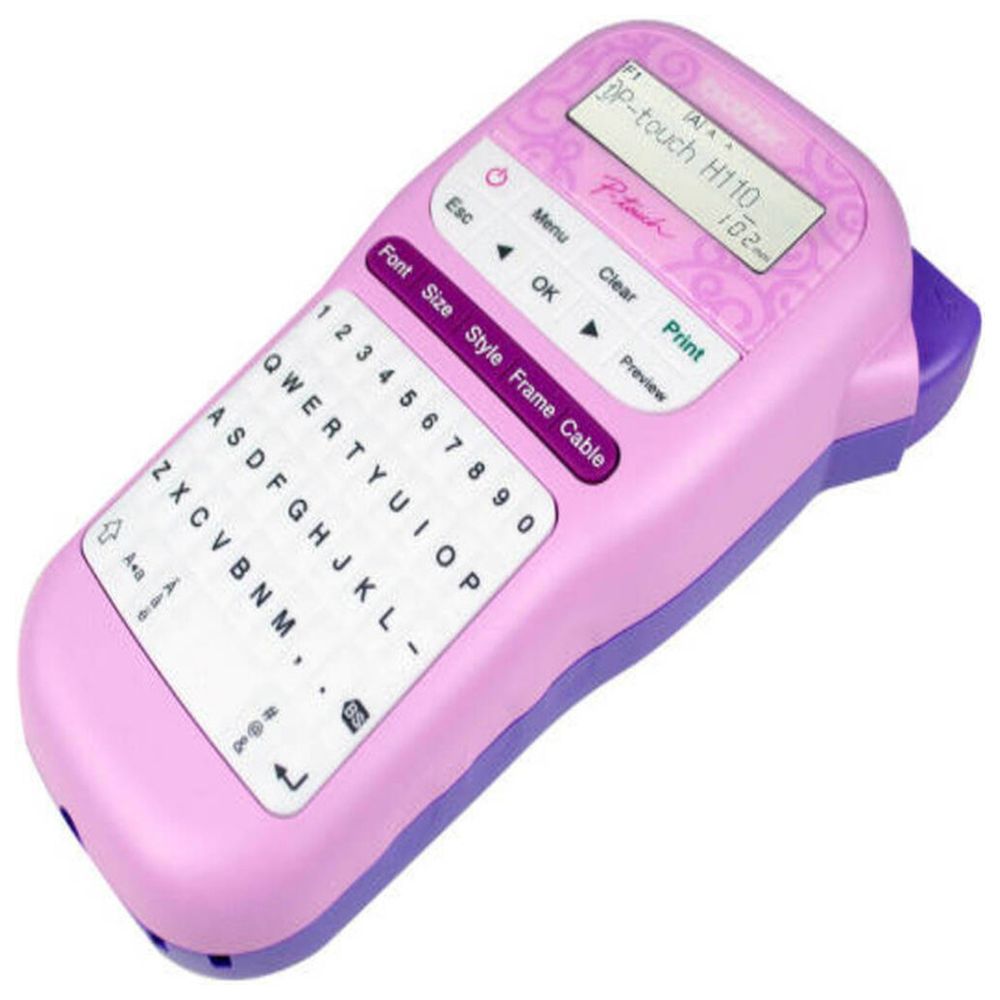 Brother - PTH-110 Handheld Label Printer - Pink