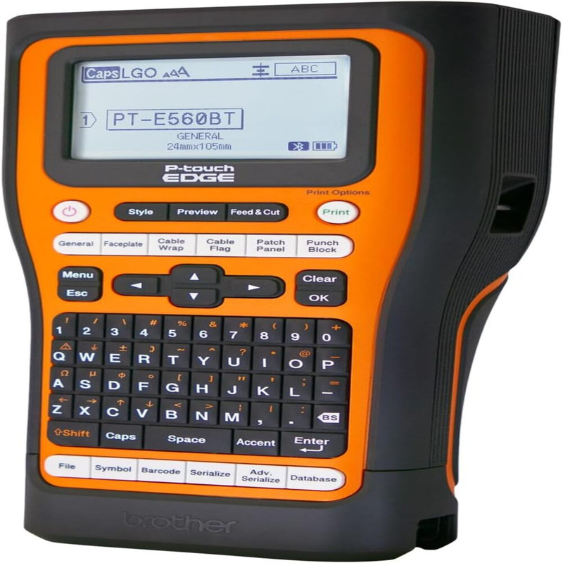 Brother - PT-E560BTVP Label Printer - Black