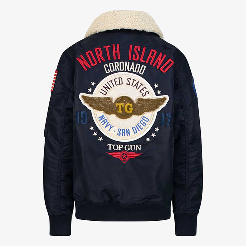 Top Gun Kids Coronado Nylon Jacket - Navy