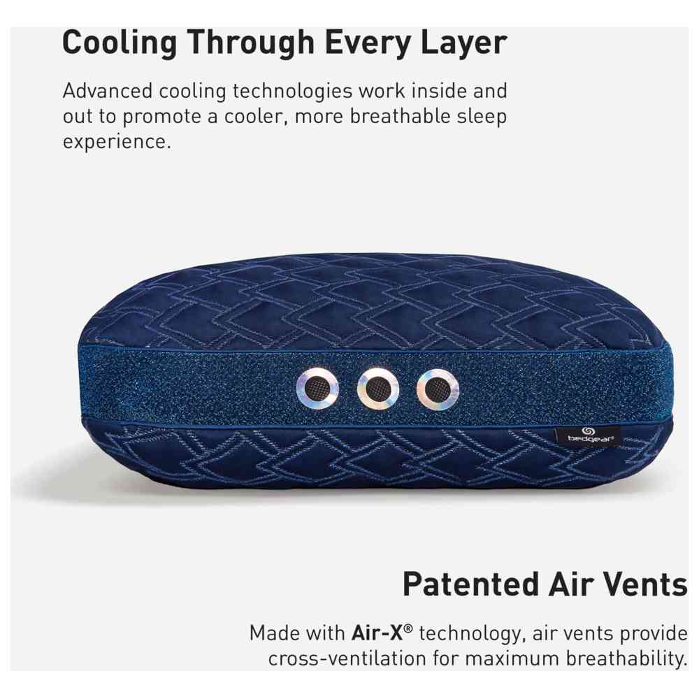 Bedgear - Night Ice Performance Pillow 3.0 - Blue