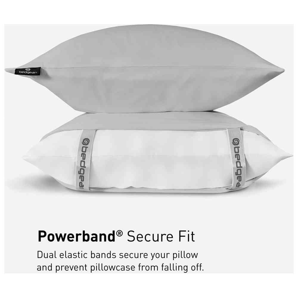 Bedgear - Dri-Tec Sheet Set - Grey - 4 Pcs - 182.88 x 203.2 cm