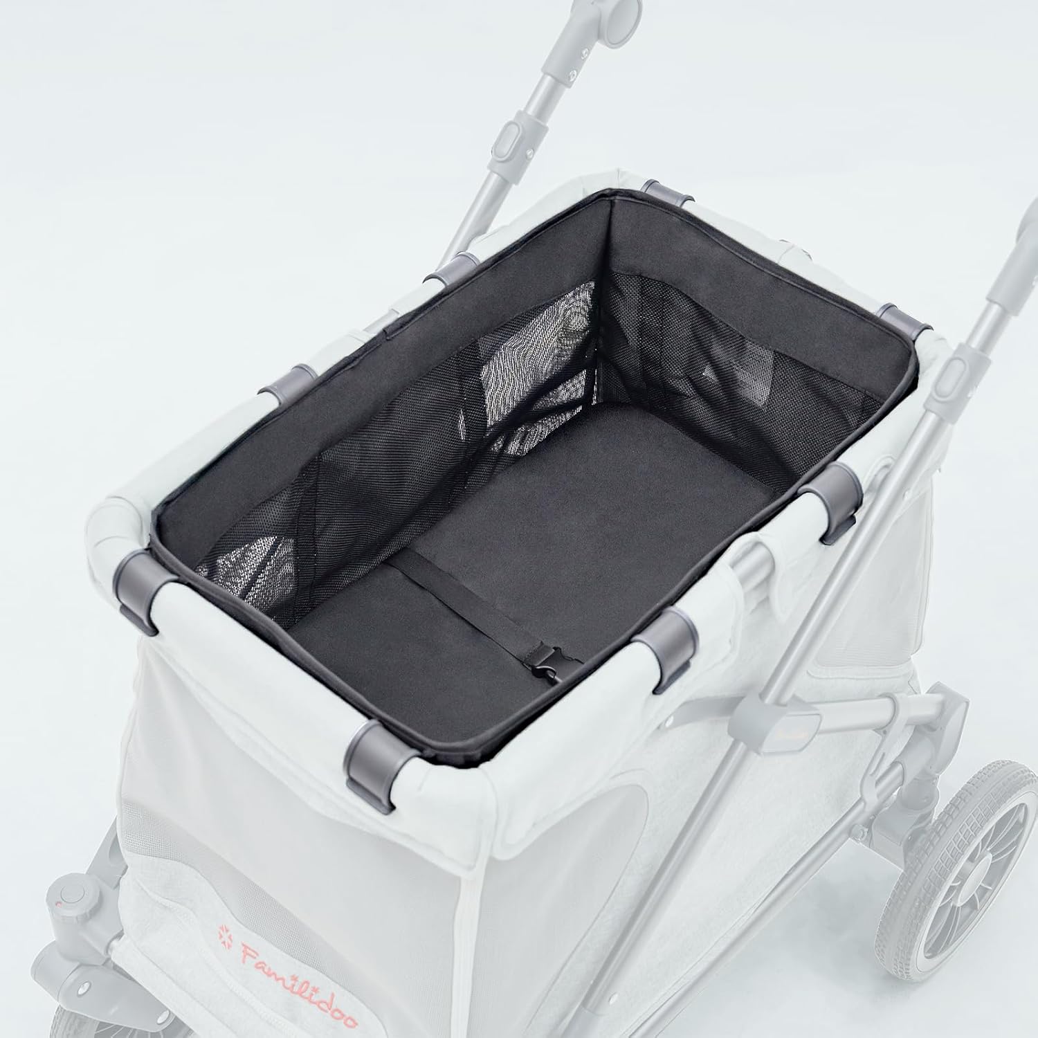 Familidoo - Q1 2.0 Baby Lounger For Wagon Stroller - Black