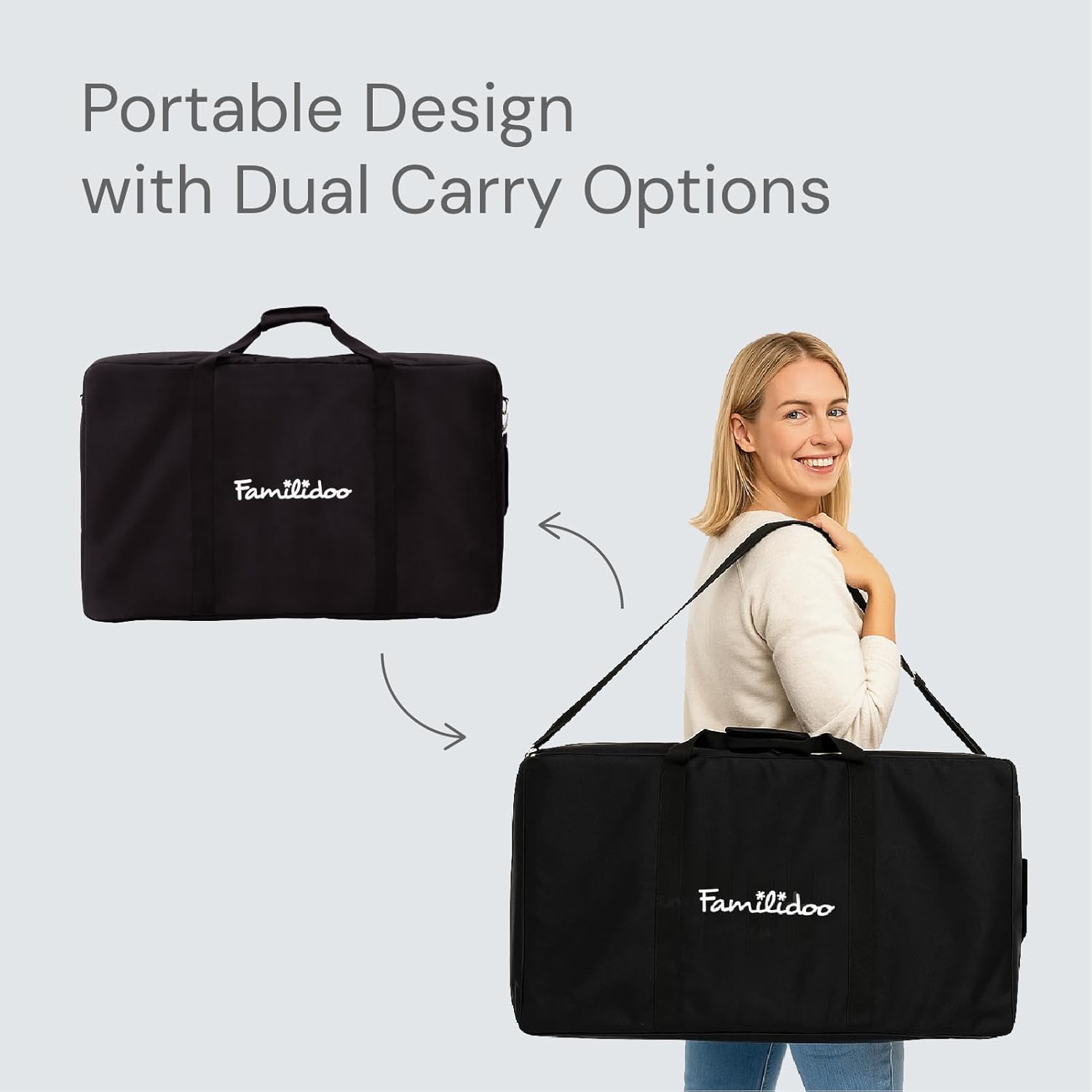 Familidoo - Q1 2.0 Travel Bag - Black