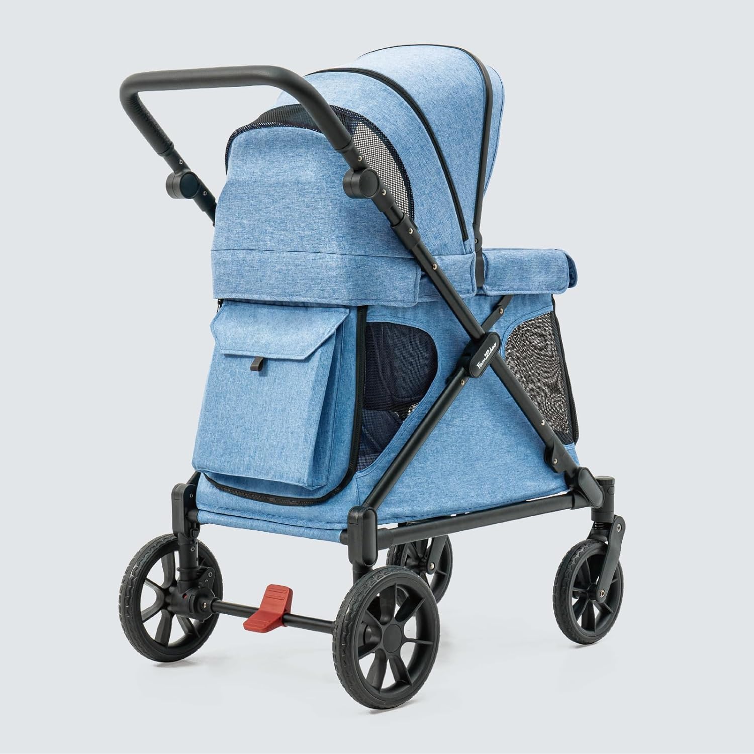 Familidoo - Q1 2.0 Wagon Stroller - Denim Blue