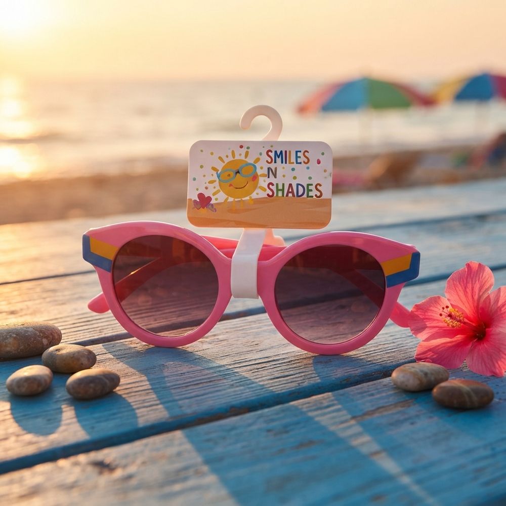 Smiles In Shades - Kids Cat Eye Sunglasses - Pink