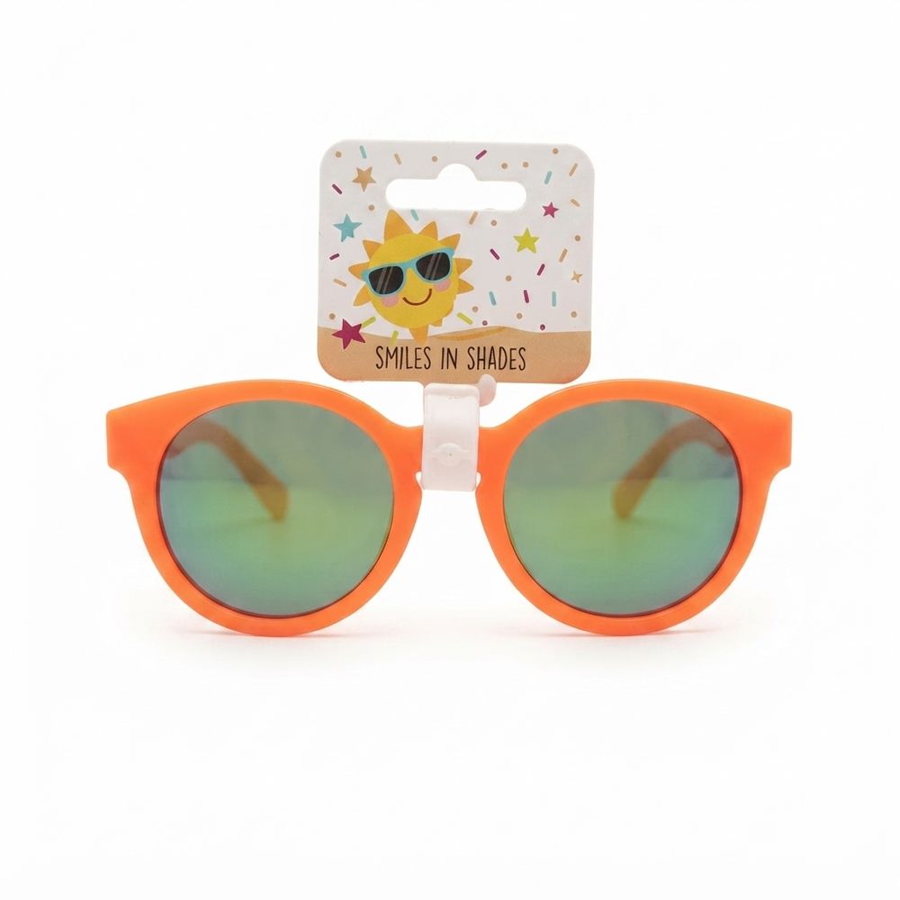 Smiles In Shades - Kids Cat Eye Sunglasses - Orange