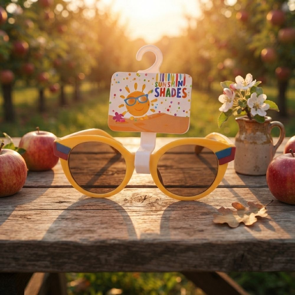 Smiles In Shades - Kids Cat Eye Sunglasses - Yellow