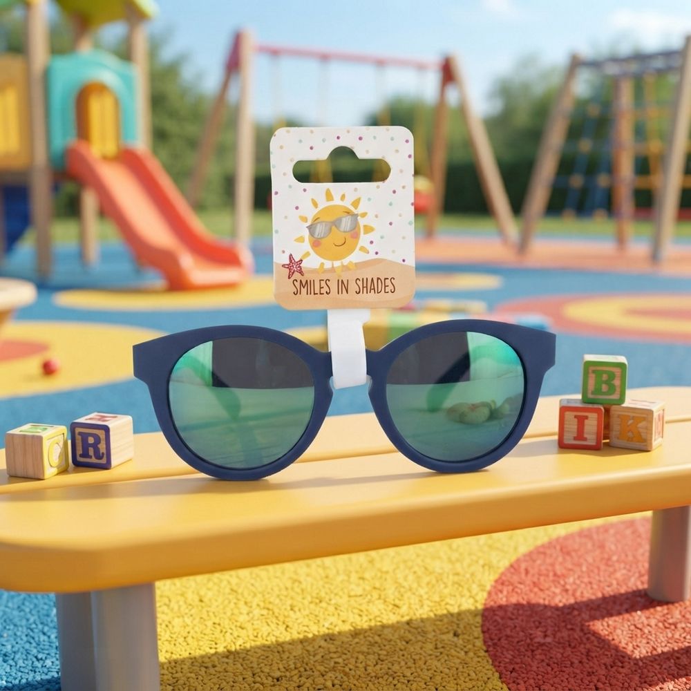 Smiles In Shades - Kids Cat Eye Sunglasses - Blue