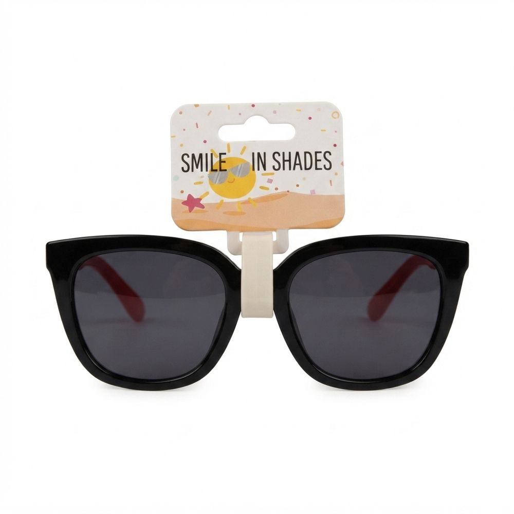 Smiles In Shades - Kids Cat-Eye Sunglasses - Black