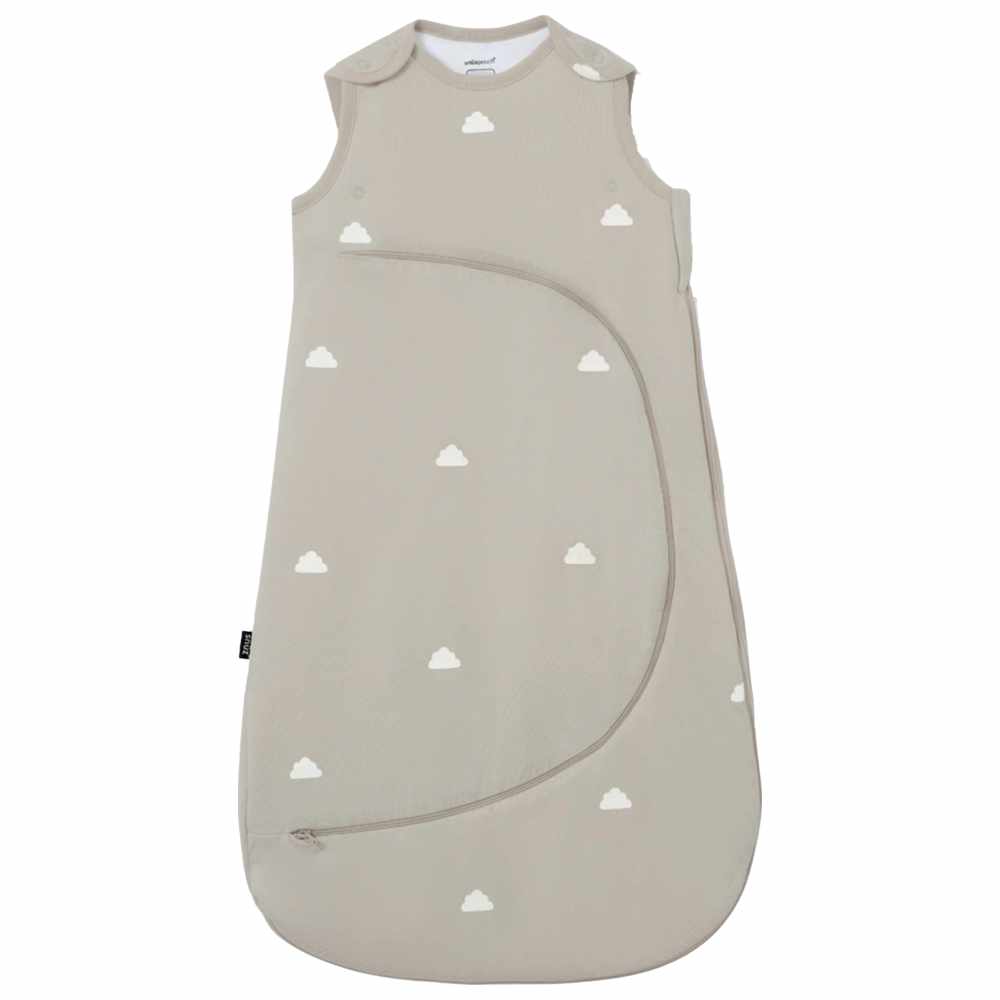 Snuz - Pouch 1.0 Tog Sleeping Bag - Grey/Cloud - 0-6M