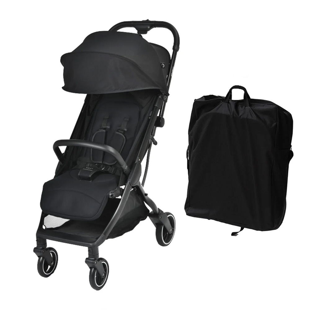 Chelino - Transporter Travel Stroller & Travel Bag - Black - 2 Pcs