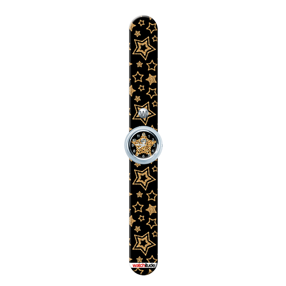 Watchitude - Slap Watch - Gold Star