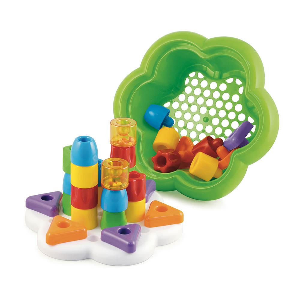 Quercetti - Chunky Peggy Box - 28 Pcs
