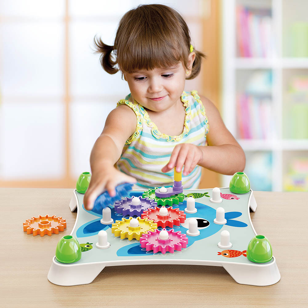 Quercetti - Peggy Gears Building Set - 13 Pcs
