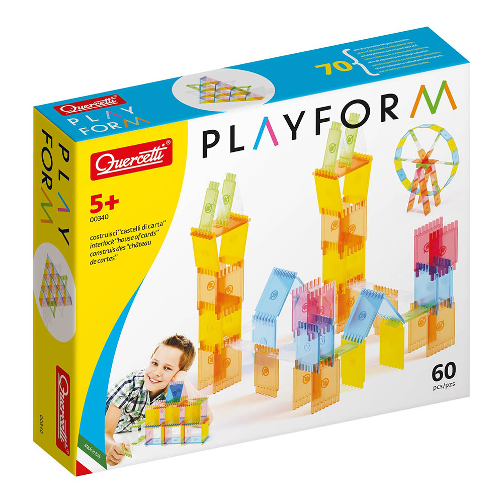 Quercetti - Playform Building Set - 60 Pcs