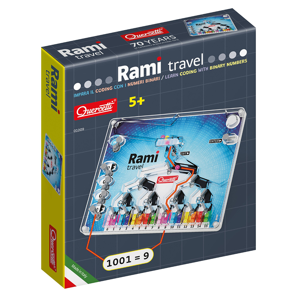 Quercetti - Intelligent Rami Travel Game