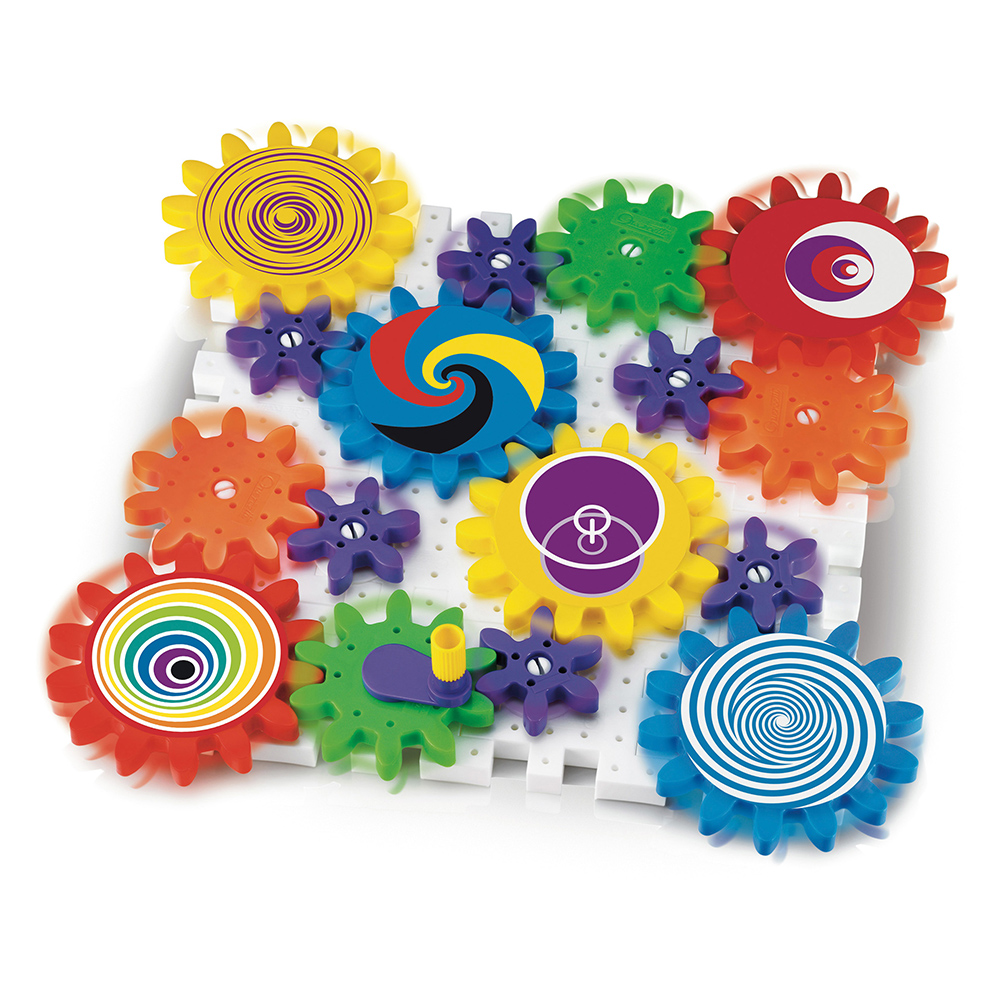 Quercetti - Kaleido Gears Mosaic Set - 55 Pcs