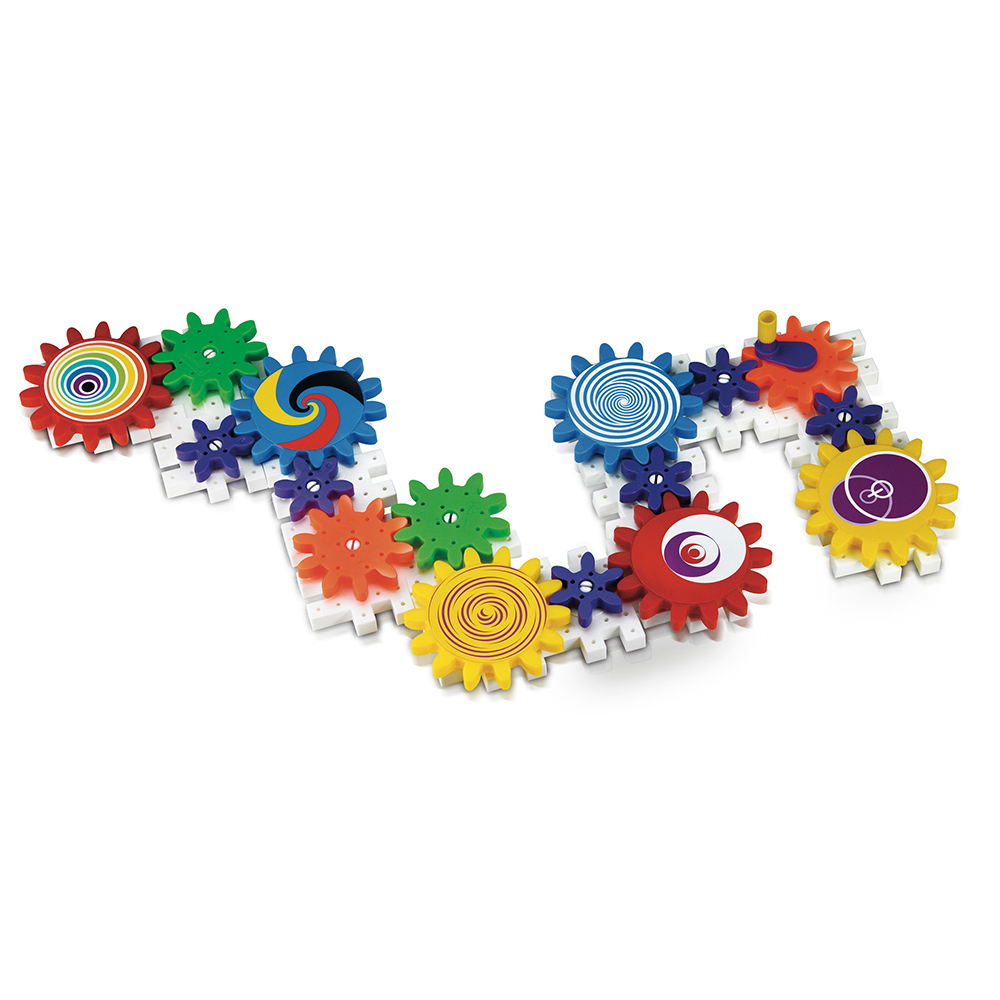 Quercetti - Kaleido Gears Mosaic Set - 55 Pcs