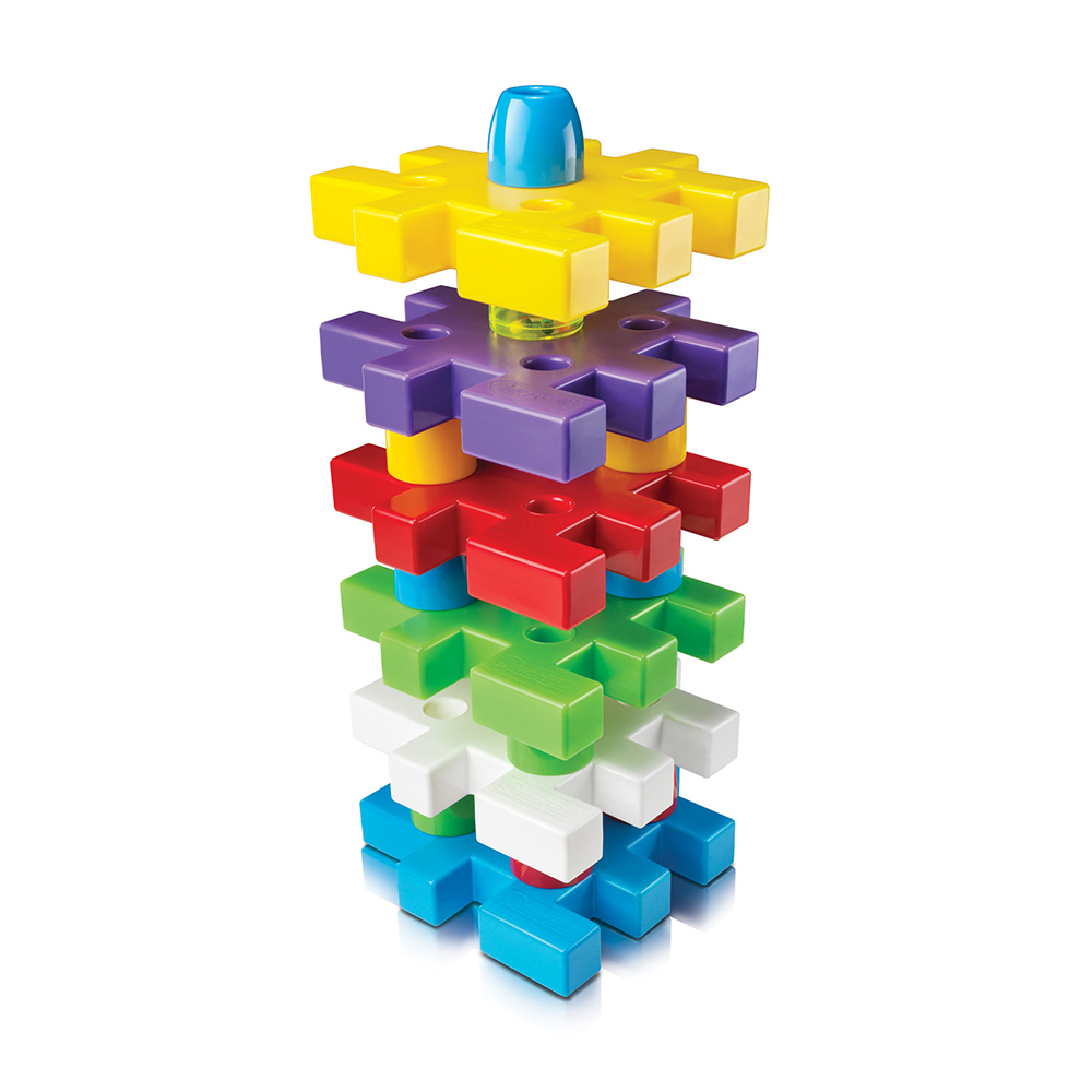 Quercetti - Qubo Building Block Set - 19 Pcs