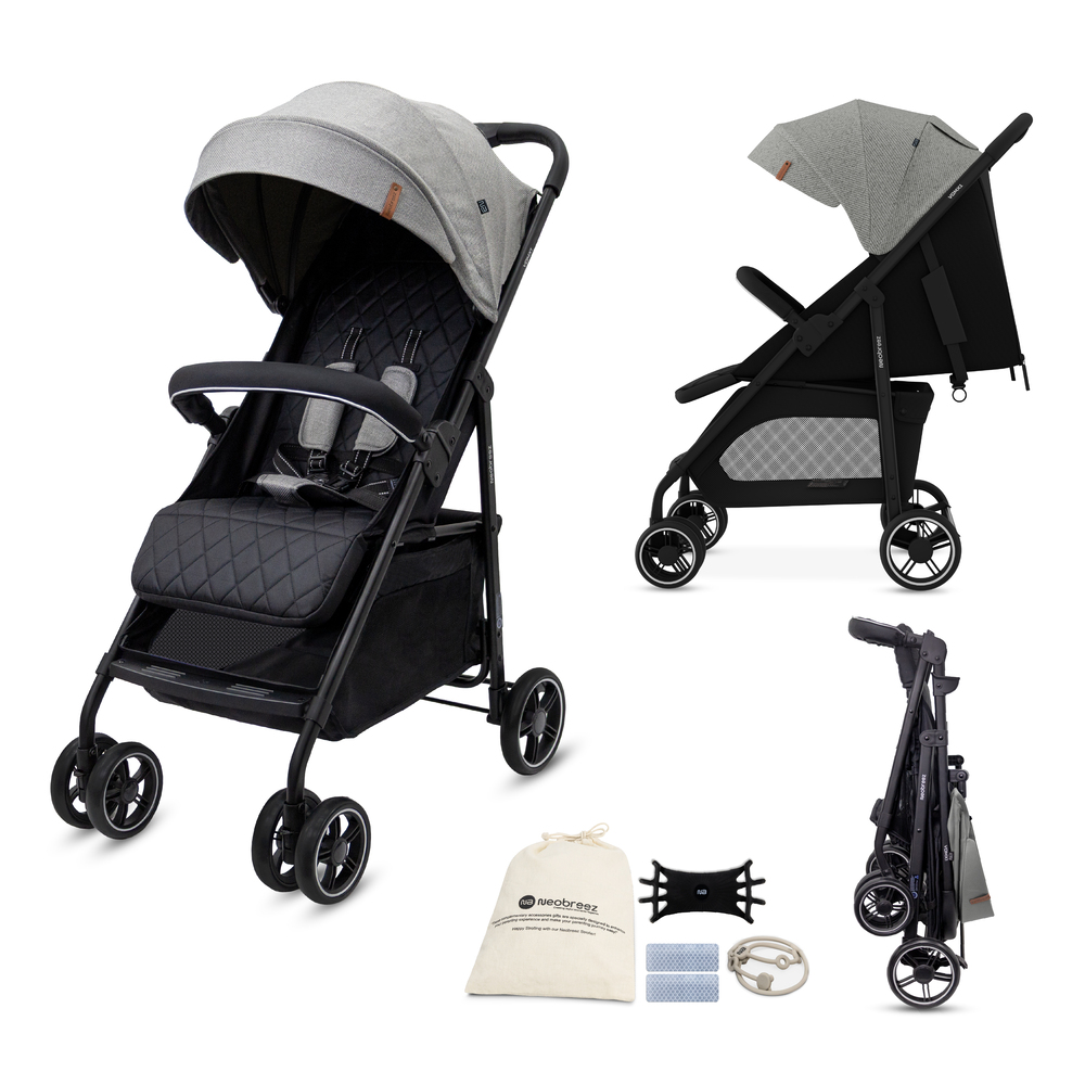 Neobreez - VOMX1 Baby Stroller - Medium Grey