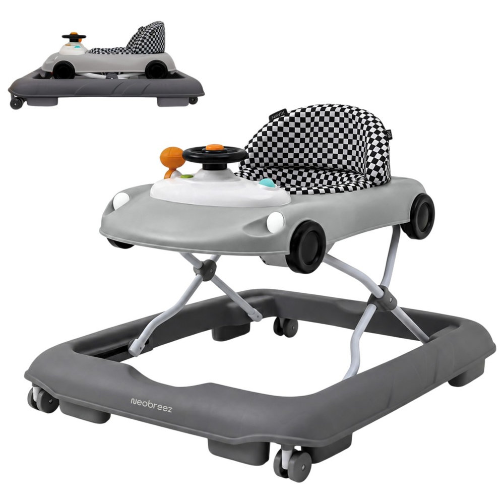 Neobreez - 3-in-1 Navix Premium Activity Baby Walker - Grey