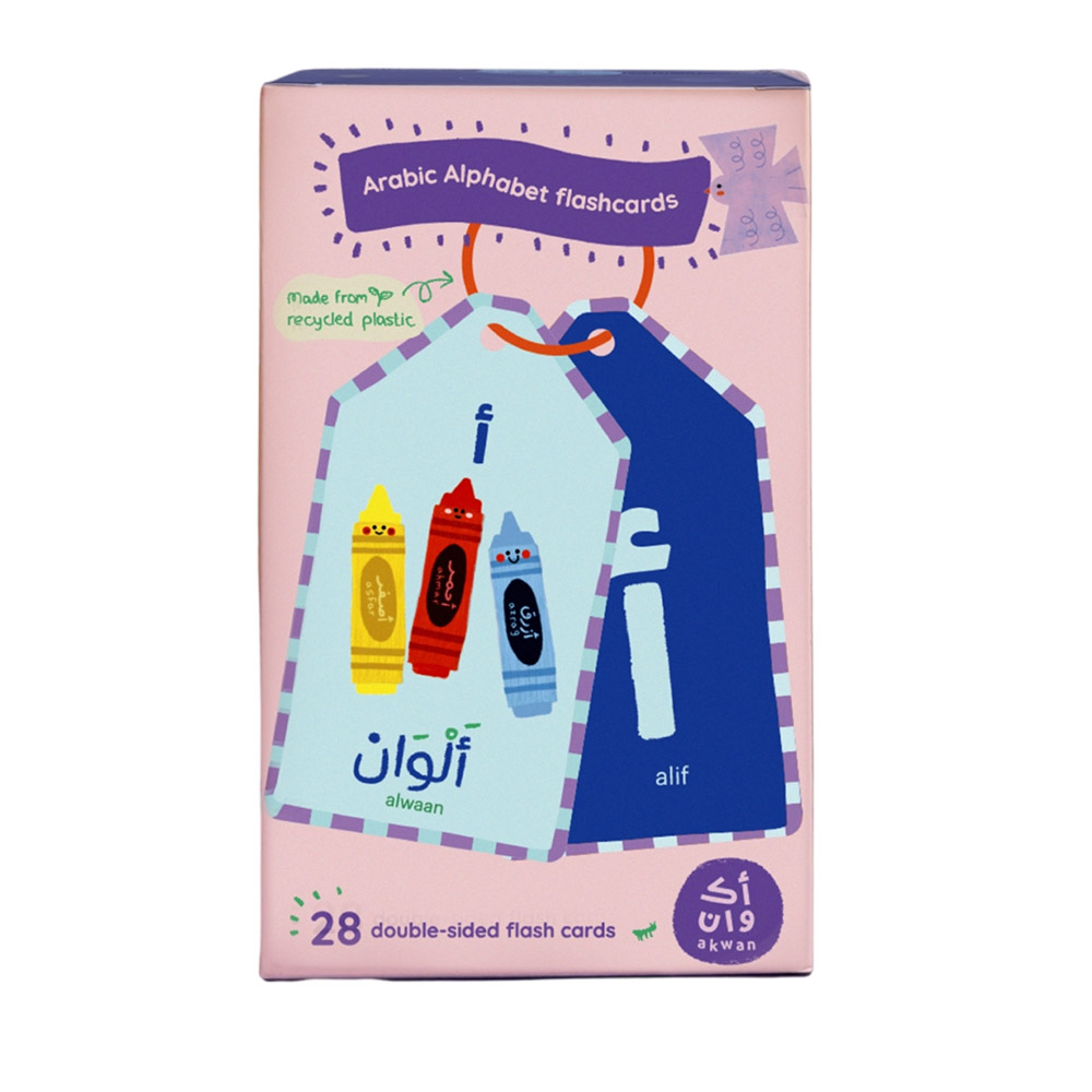 Akwan - Arabic Alphabet Ring Cards - 28 Cards