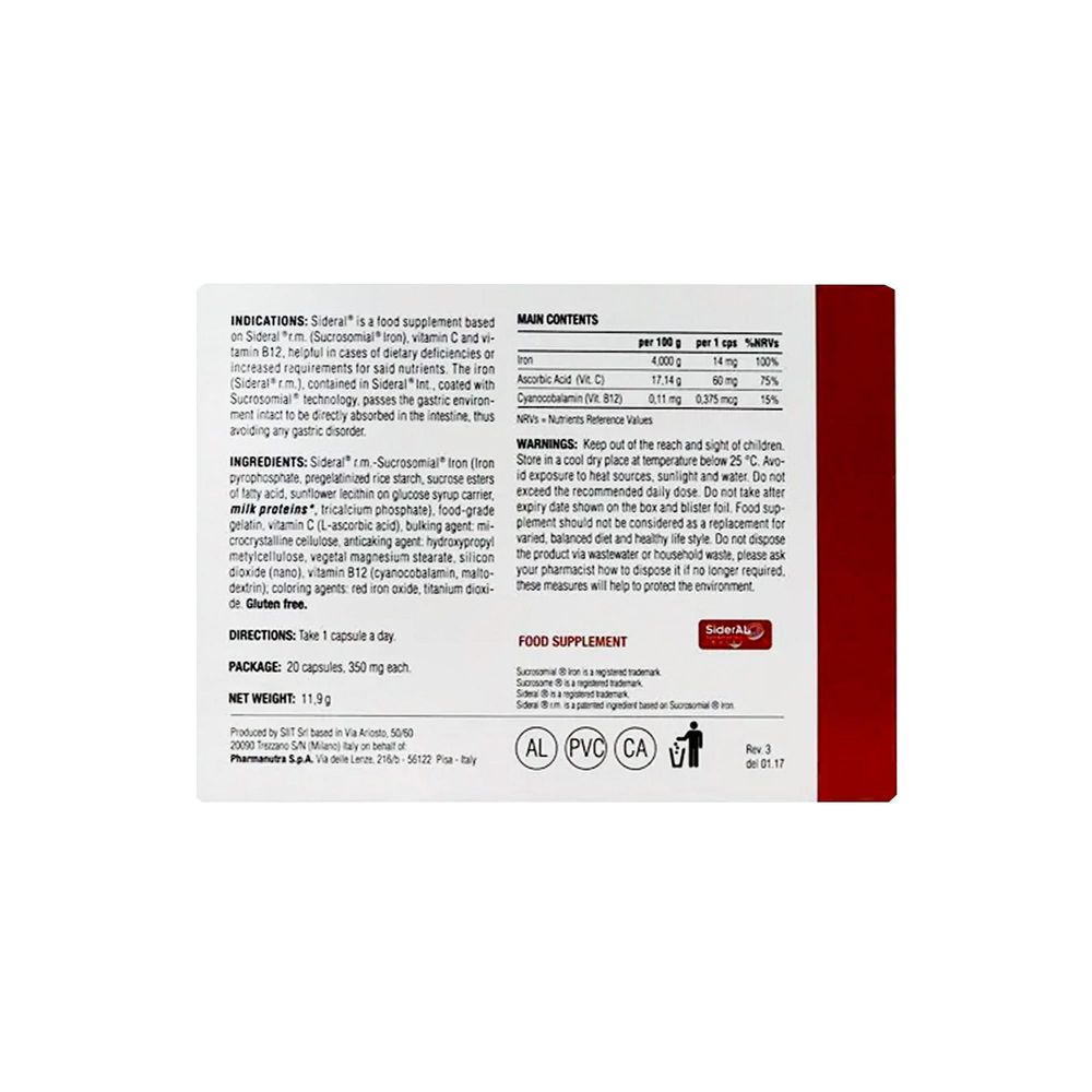 Sideral - 20 Capsule