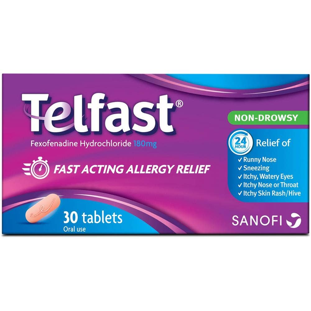 Telfast 180mg - 30 Tablet
