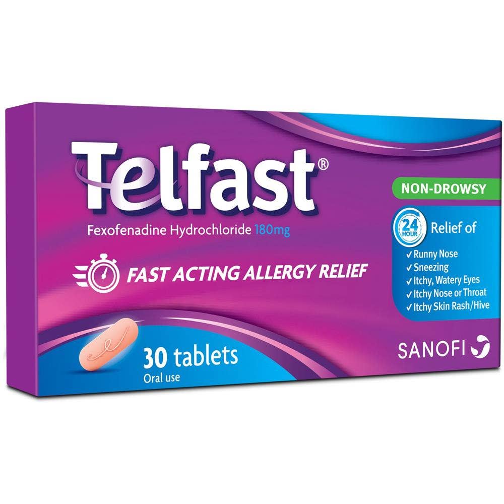 Telfast 180mg - 30 Tablet