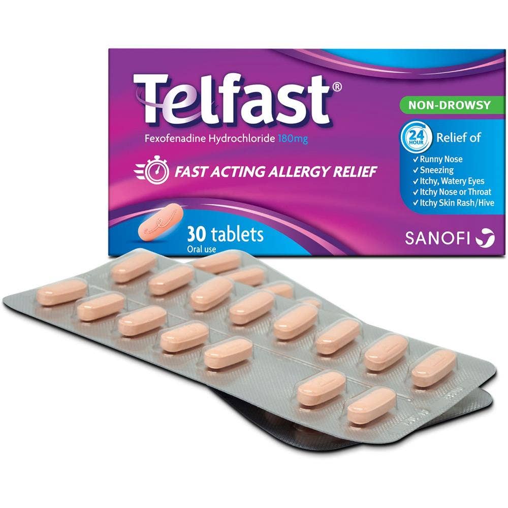 Telfast 180mg - 30 Tablet