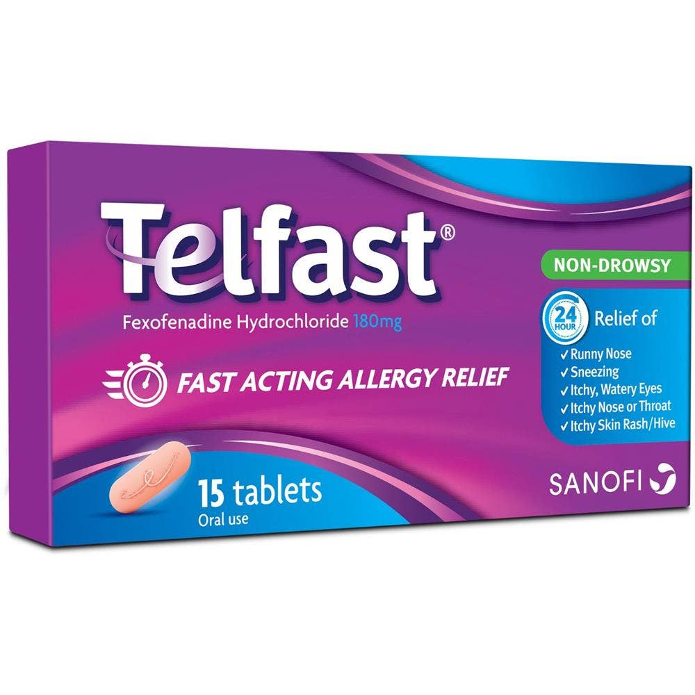 Telfast 180mg - 15 Tablet
