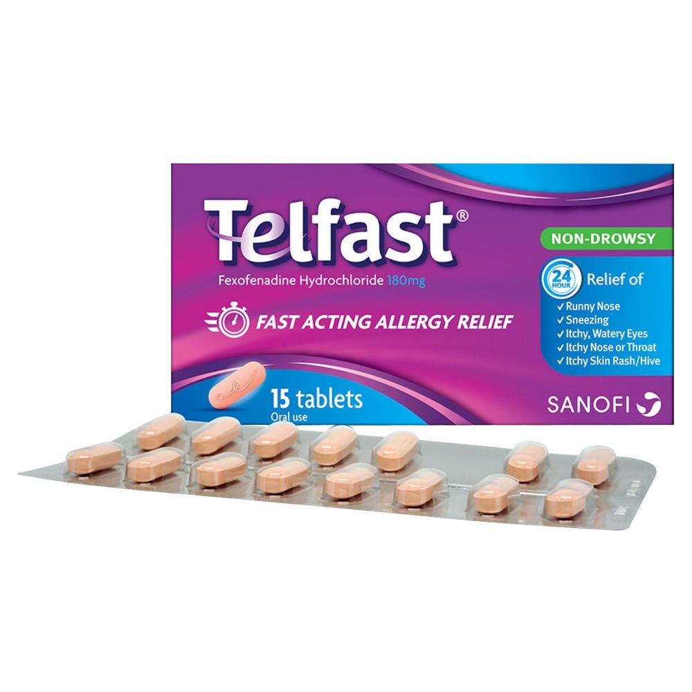 Telfast 180mg - 15 Tablet